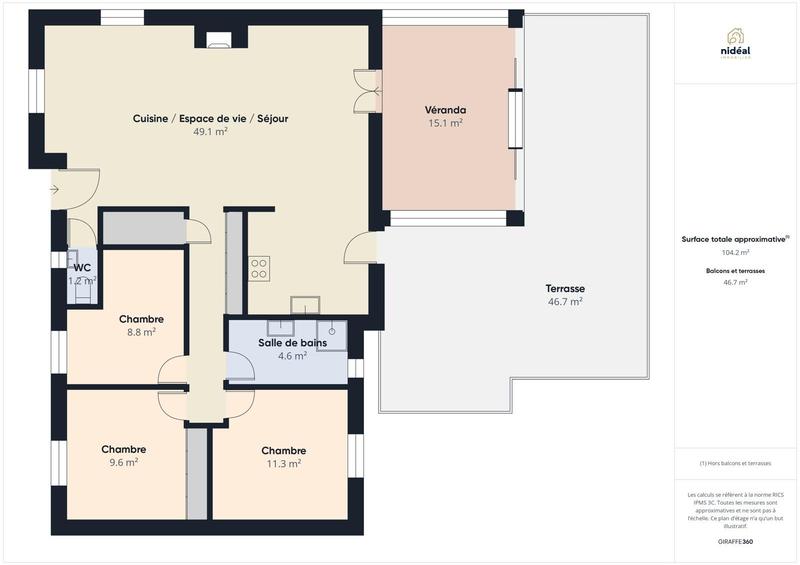 Maison - 110 m² - 5 pièces