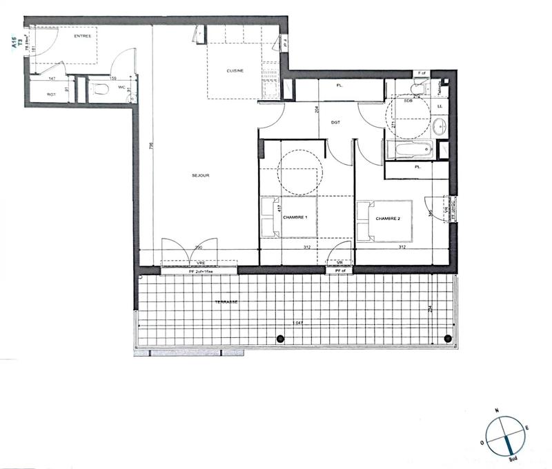 Appartement - 79 m² - 3 pièces