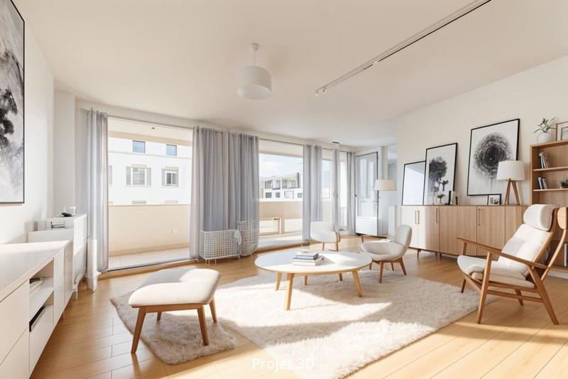 Appartement - 91 m² - 3 pièces