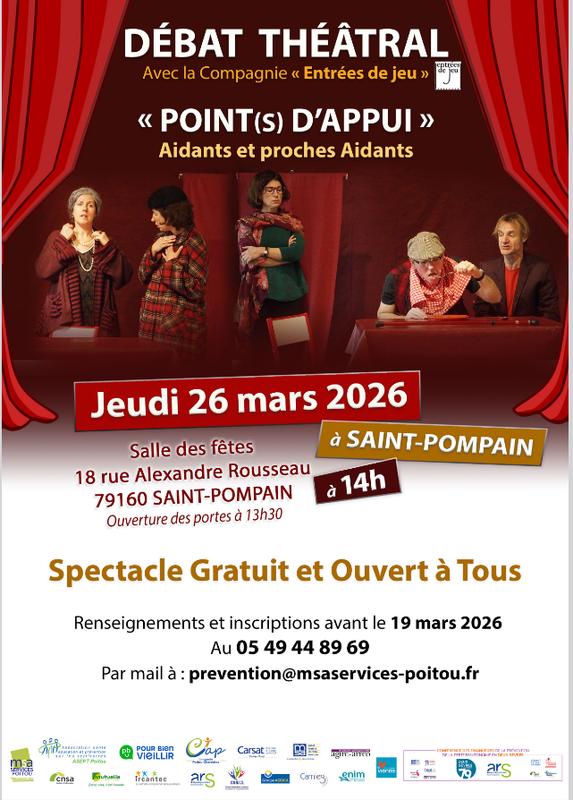 Msa et Asept :  Débat théatral " Point(s) d'appui" avec spectacle