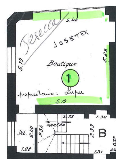 Local commercial - 37 m²