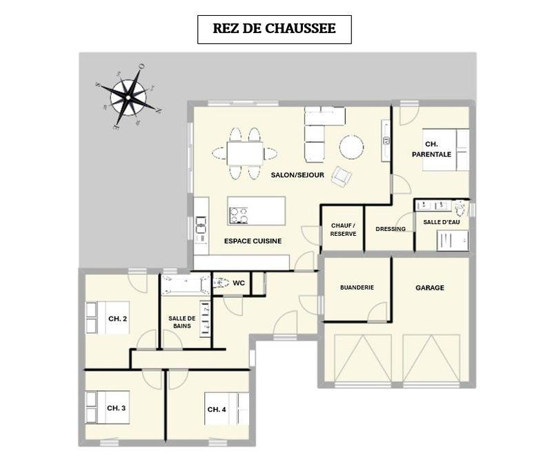Maison - 126 m² - 6 pièces