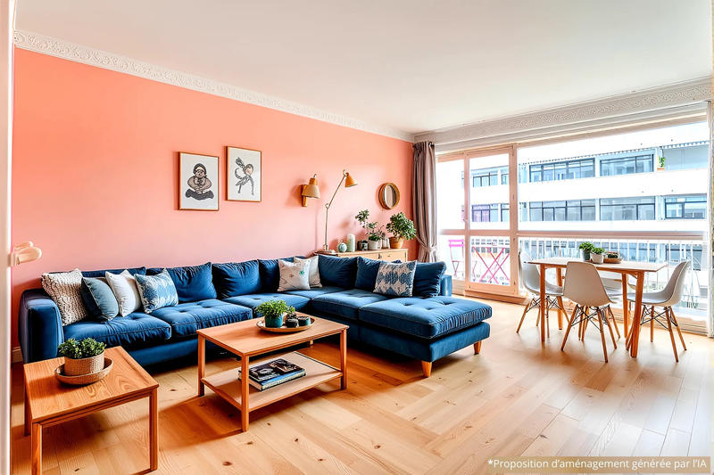 Appartement - 74 m² - 3 pièces