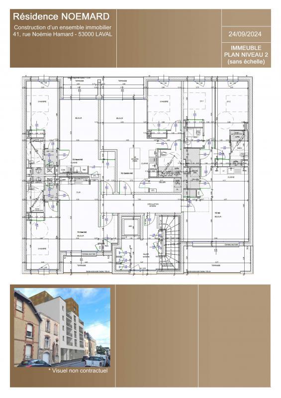 Appartement - 46 m² - 2 pièces