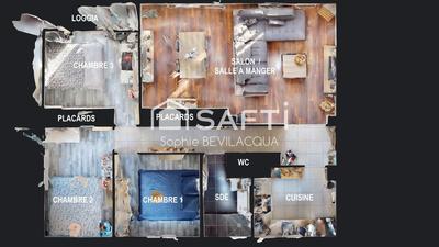 Appartement - 76 m² - 5 pièces