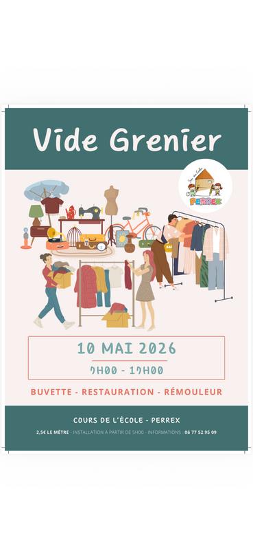3 eme vide grenier du sou des écoles de perrex