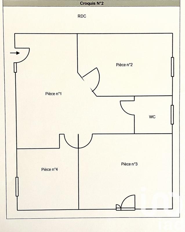 Maison de ville - 74 m² - 3 pièces