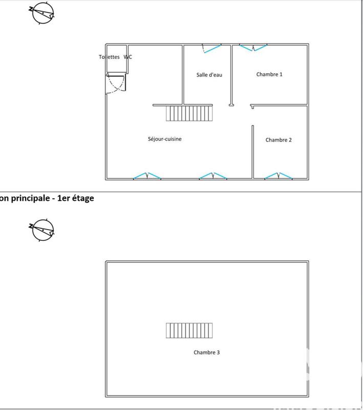 Maison - 70 m² - 4 pièces