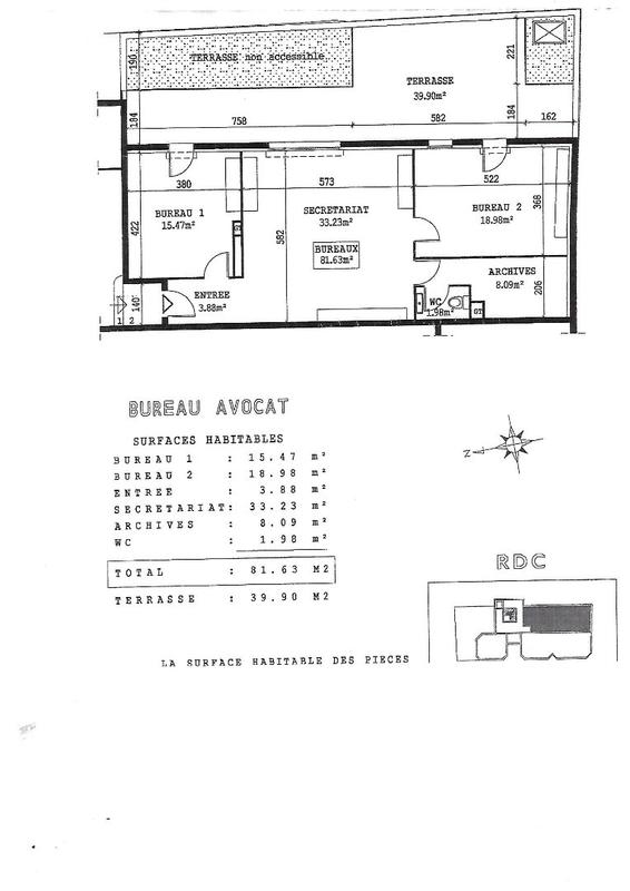 Appartement - 82 m² - 3 pièces