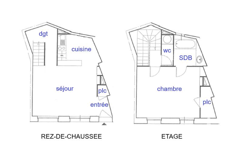 Appartement - 52 m² - 2 pièces