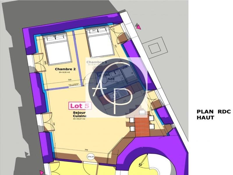 Appartement - 52 m² - 3 pièces