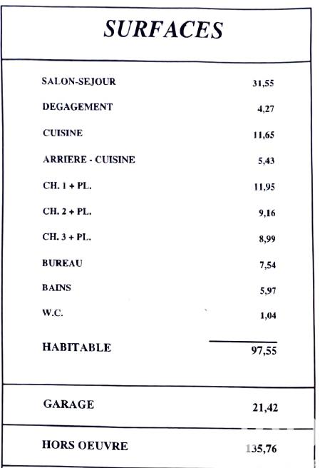 Maison - 98 m² - 5 pièces