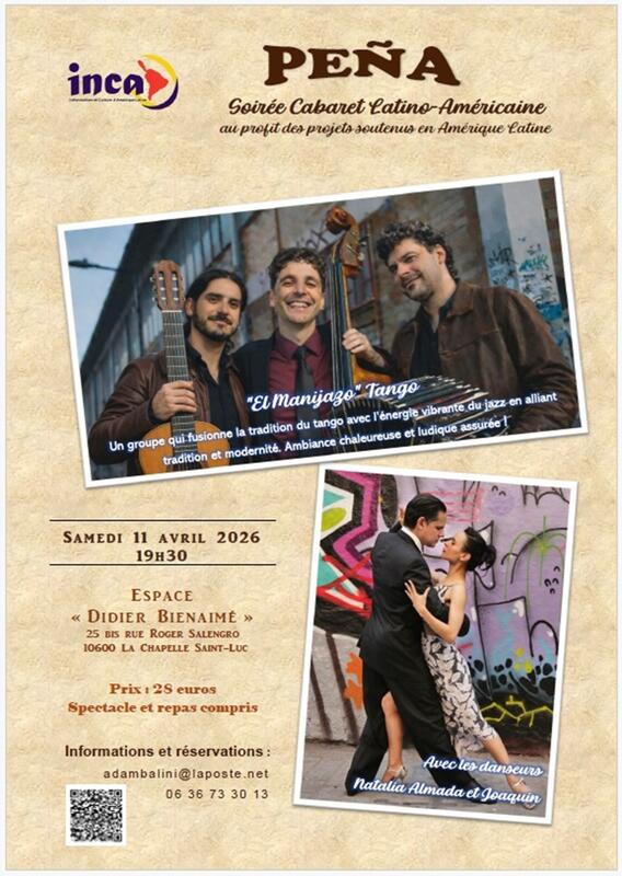 Peña - Soirée cabaret latino-américaine - Dîner caritatif