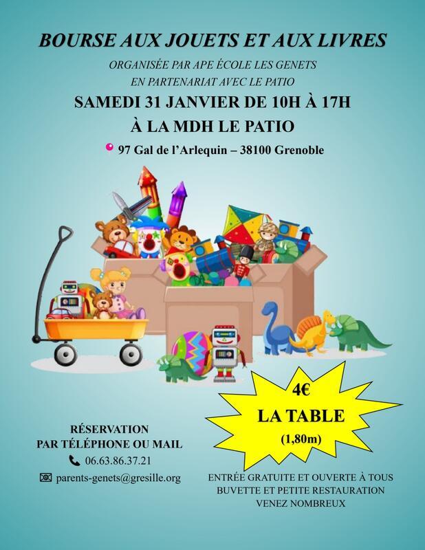Bourse aux jouets et aux livres