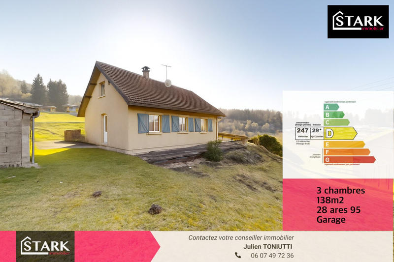 Maison - 138 m² - 5 pièces