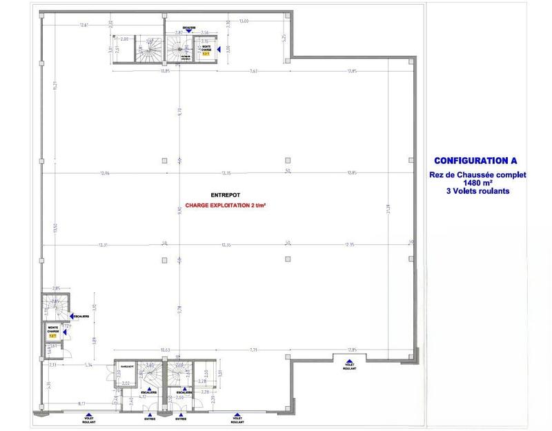 Entrepôt - 2 182 m²