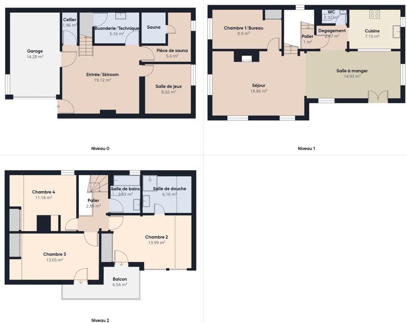Châlet - 150 m² - 6 pièces
