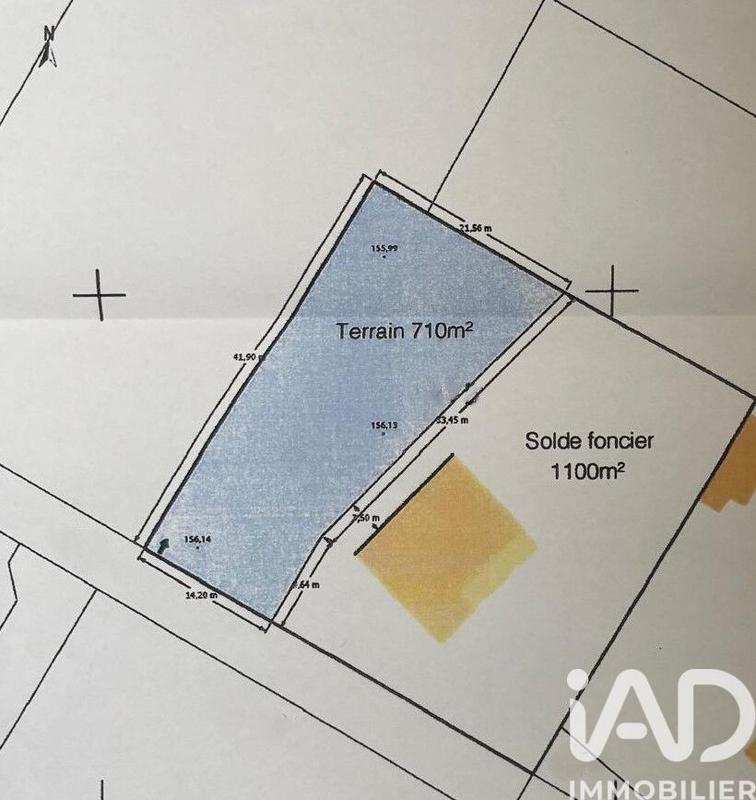 Terrain - 710 m²