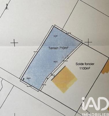 Terrain - 710 m²