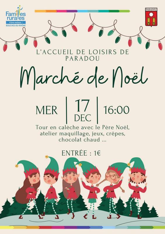 Marché de Noël de l'Accueil de Loisirs de Paradou