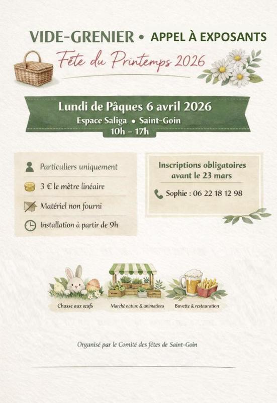 Vide grenier - Fête du Printemps