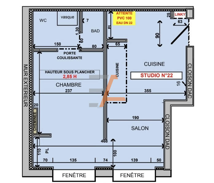 Appartement - 143 m² - 6 pièces