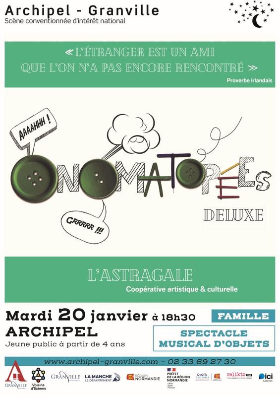 Spectacle musical d'objets pour enfants : Onomatopées Deluxe - l'Astragale