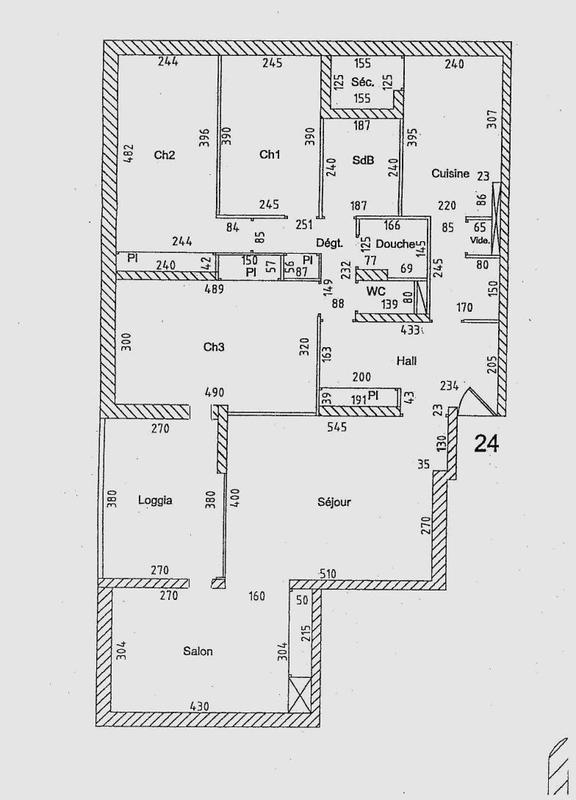 Appartement - 110 m² - 5 pièces