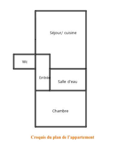 Appartement - 41 m² - 2 pièces