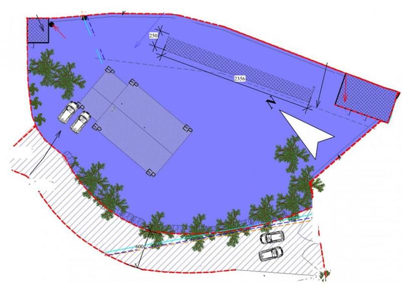Terrain constructible - 1 100 m²