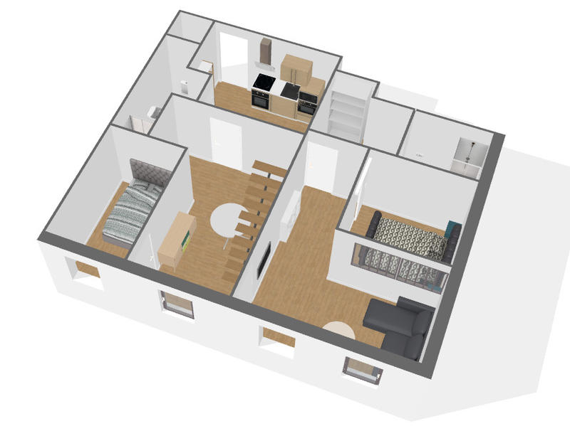 Duplex - 95 m² - 5 pièces