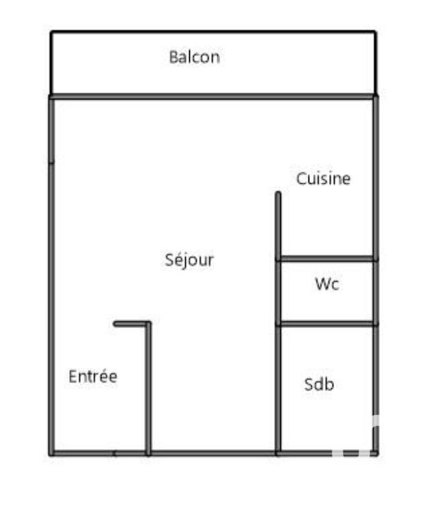 Appartement - 30 m² - 1 pièce