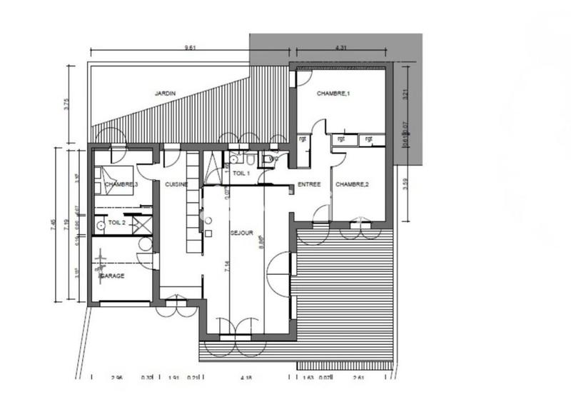 Maison - 95 m² - 4 pièces