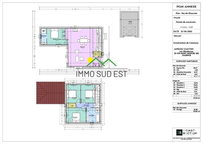 Maison - 113 m² - 6 pièces