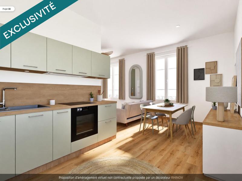 Appartement - 38 m² - 2 pièces