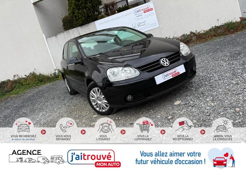 Volkswagen Golf V 1.6 I 105cv Confortline*Ct Révision Kit Distribution Entretien Complet*Véhicule Sous Garantie*100 Points de Contrôles*CarteGrise Moitié prix (Véhicule plus 10 ans)*Pneus 4 saisons ("M+S")*Sièges chauffant*Régulateur limiteur vitesse*Clim