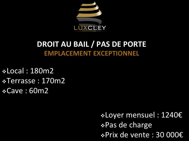 Fonds de commerce - Magasins - 180 m²