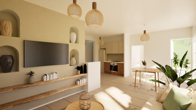 Appartement - 72 m² - 4 pièces