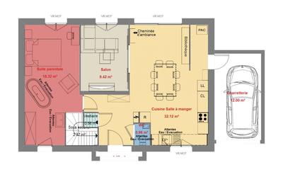 Maison - 125 m² - 5 pièces