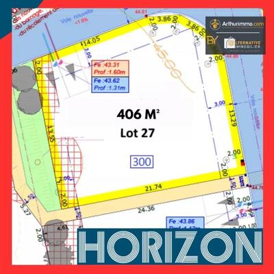 Terrain constructible - 406 m²