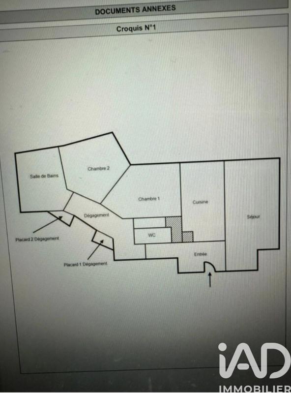 Appartement - 75 m² - 3 pièces