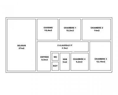 Maison - 105 m² - 5 pièces