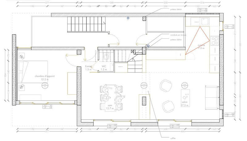 Appartement - 124 m² - 6 pièces