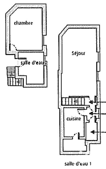 Duplex - 74 m² - 3 pièces