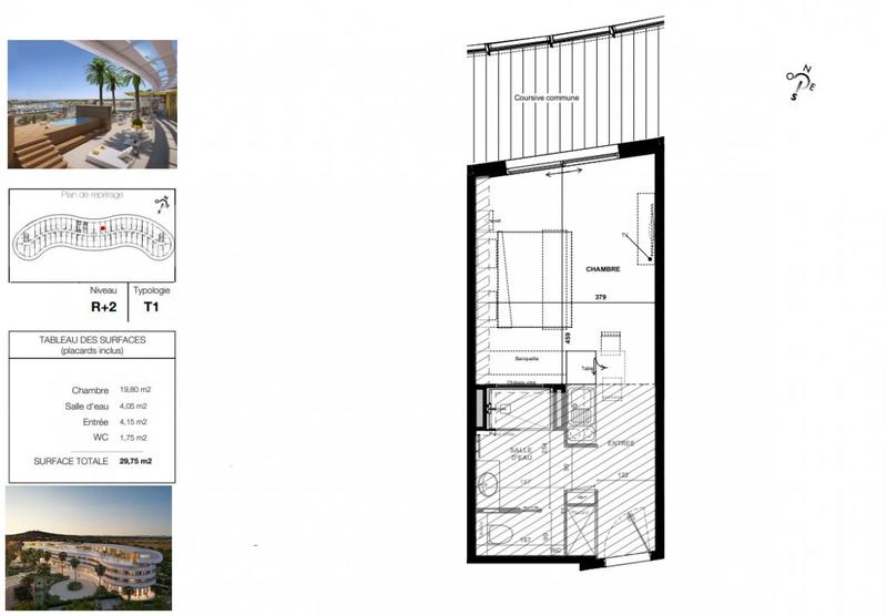 Appartement - 29 m² - 1 pièce