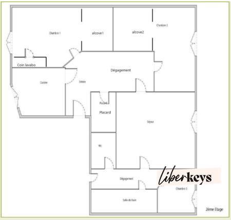 Appartement ancien - 80 m² - 4 pièces