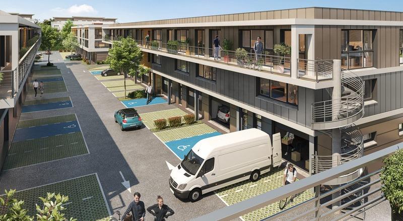 Bureau - 111 m² - 2 pièces