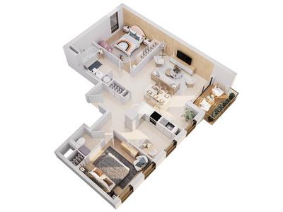 Appartement - 21 à 87 m² - 1 à 4 pièces