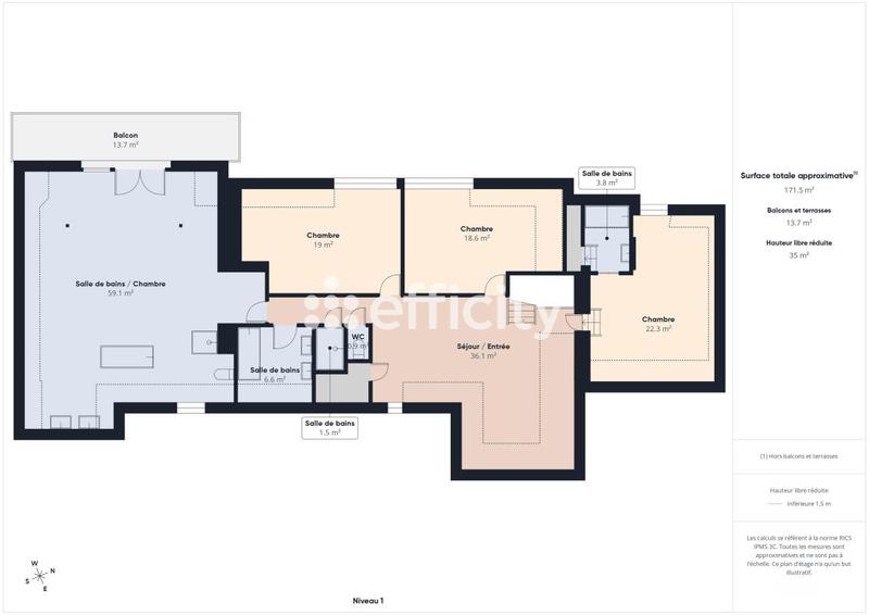 Demeure - 390 m² - 9 pièces