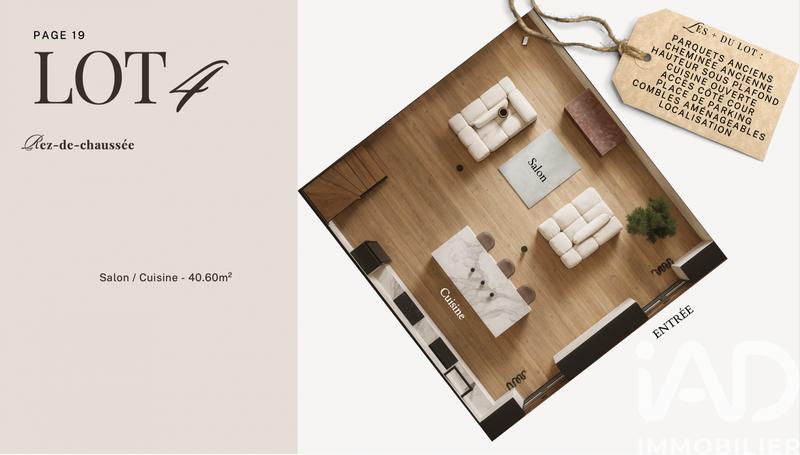 Duplex - 76 m² - 3 pièces